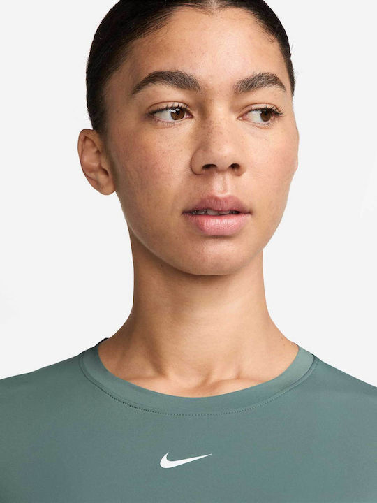 One Classic Damen Bluse Kurzärmelig Wt Green