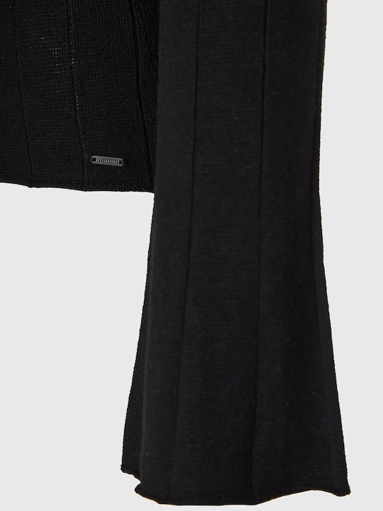 Women's Long Sleeve Sweater Cotton Black