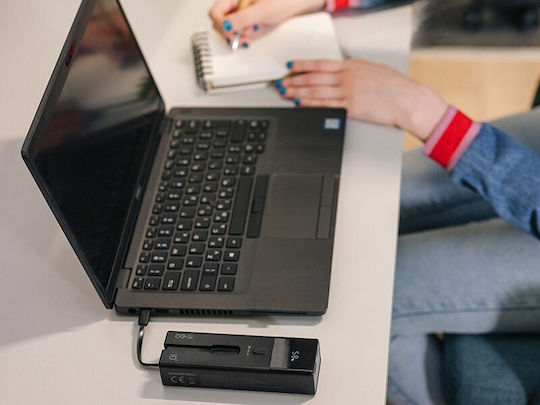 Tracer Power Bank 10000mAh 100W με Θύρα USB-A και Θύρα USB-C Μαύρο