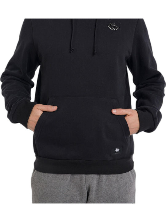 Essential Sweatshirt für Herren mit Kapuze Schwarz