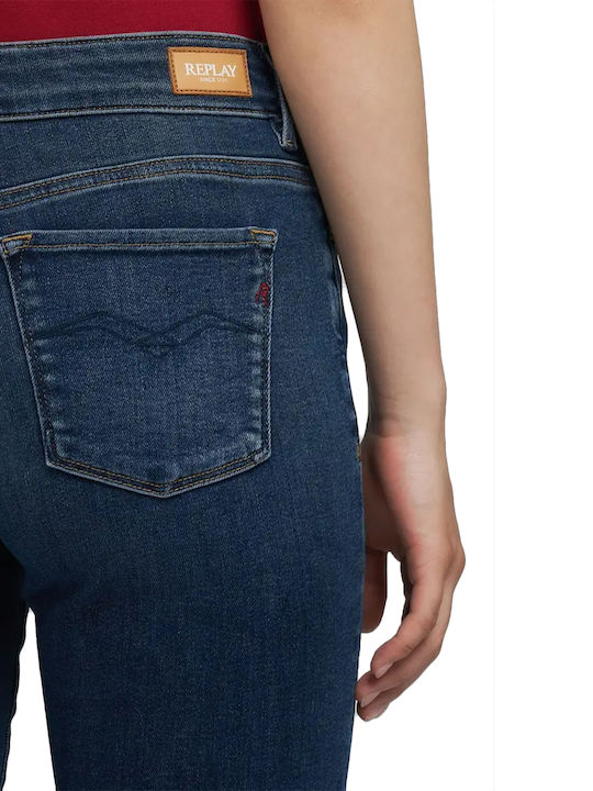Joella Women's Jean Trousers Flared Dark Blue