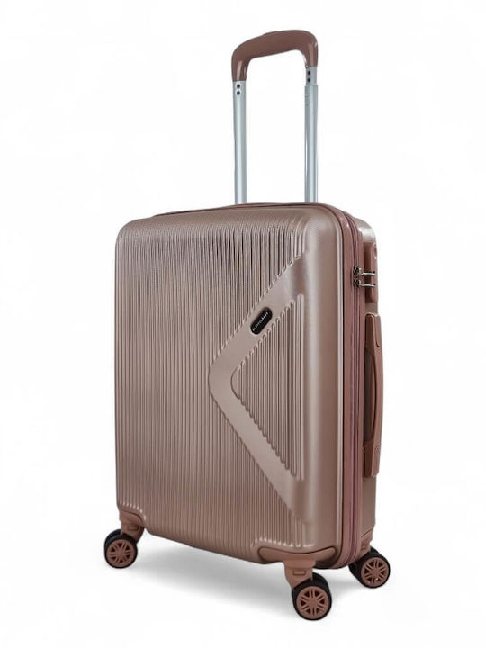 Твърд Кабинен Куфар Playfulbags Ps029-20 55x40x20cm – Идеален за Ryanair и нискобюджетни полети Розово Злато