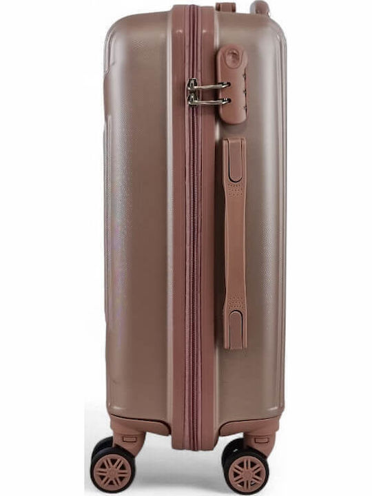 Твърд Кабинен Куфар Playfulbags Ps029-20 55x40x20cm – Идеален за Ryanair и нискобюджетни полети Розово Злато