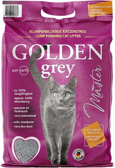 Golden Άμμος Γάτας Μπετονίτης με Άρωμα Baby Powder 7kg
