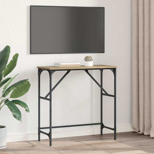 Metal Console Table Coffee L75xW32xH75cm Metal Console Table Coffee L75xW32xH75cm