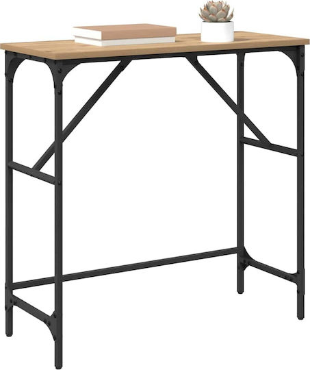Metal Console Table Coffee L75xW32xH75cm