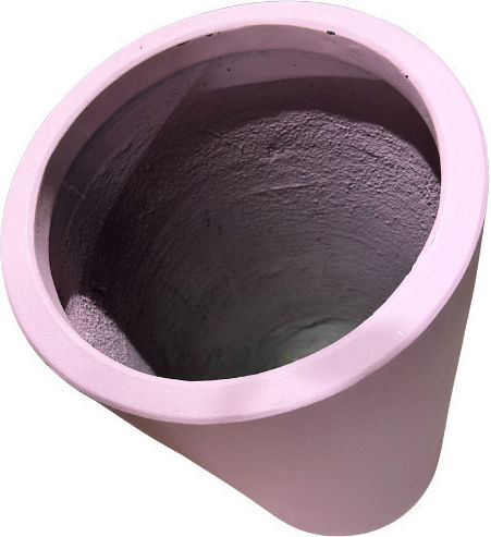 Blumentopf Beton Purple
