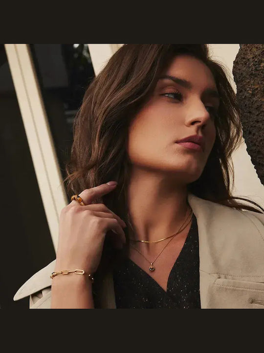 Ania Haie Silver Chain Neck Gold-plated