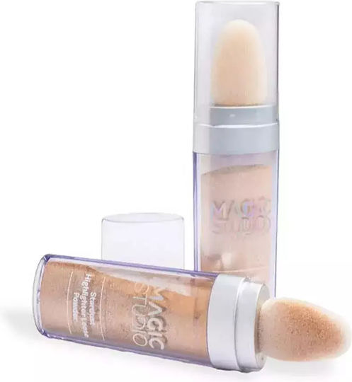 Idc Magic Studio Stardust Highlighter Loser Puder Γκλίτερ Προσώπου & Σώματος 9,6gr 01 Pink
