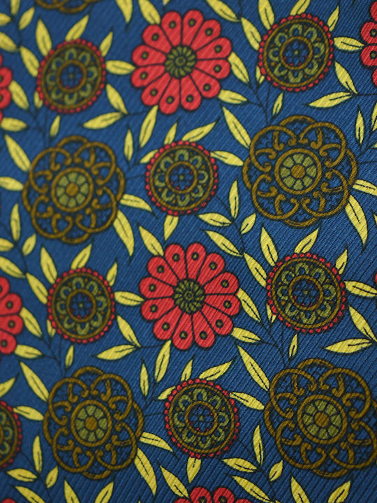 E-Ties Men's Tie Silk Printed in Red Color