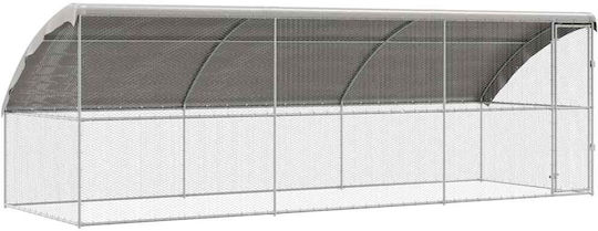 vidaXL 3368318 Μεταλλικό Κλουβί για Πτηνά 600x200x198.5εκ.