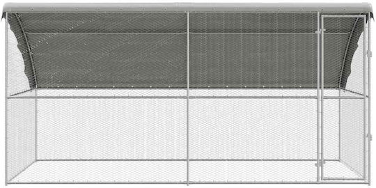 vidaXL 3368317 Metallischer Käfig für Vögel 400cmx200cmx198.5cmcm.