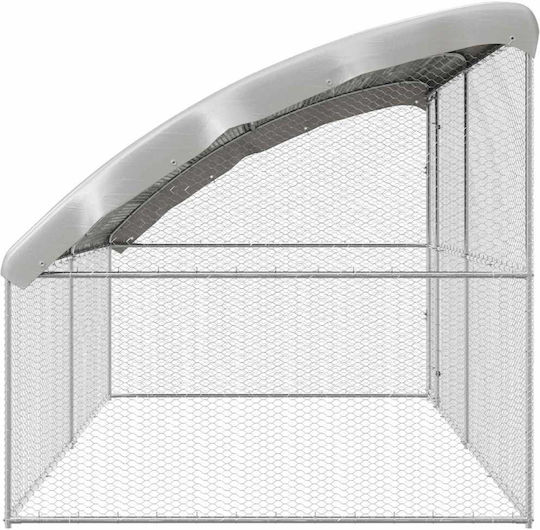 vidaXL 3368317 Metallischer Käfig für Vögel 400cmx200cmx198.5cmcm.