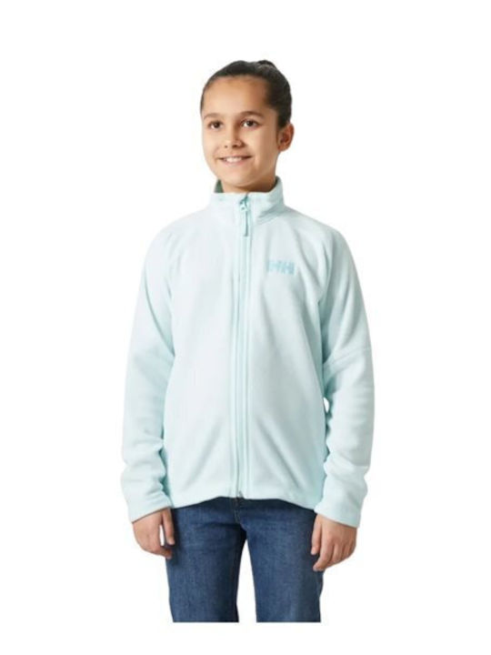 Kinderstrickjacke Fleece Hellblau Daybreaker 2.0