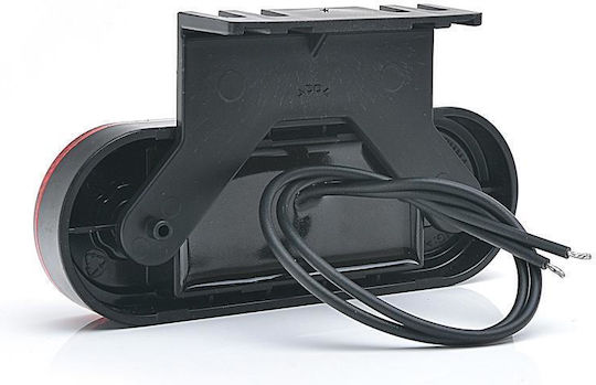 Lumină de poziție LED 1224 W175 12v-24v Roșu Was