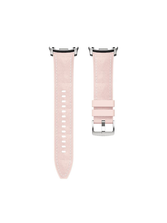 Samsung Galaxy Watch 8 40mm/44 Mm Watch 8 Classic 46mm Tragbare Bänder Silikon Lederoptik Rosa
