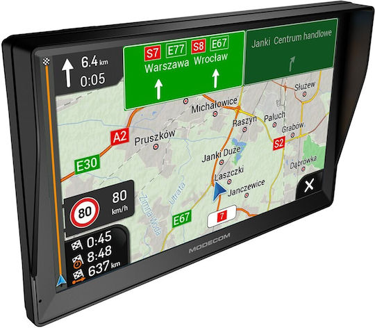 Modecom 9" Display GPS Device Freeway Cx 9.3 Plus with and Card Slot