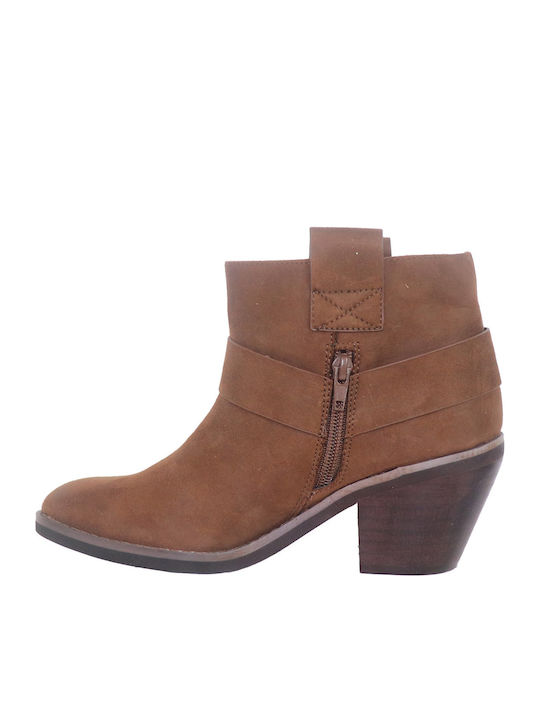 Stiefeletten Damen Tabac Braun