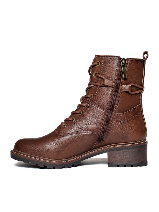 Stiefeletten Damen Braun