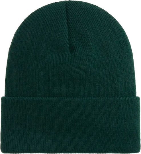Tall Cuff Beanie Ανδρικός Σκούφος Πλεκτός σε Πράσινο χρώμα