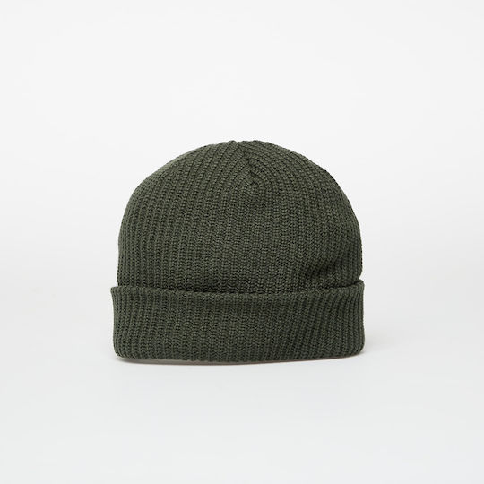 Core Basic Cuff Beanie Unisex Căciulă cu Tricotaj Rib în culoarea Verde