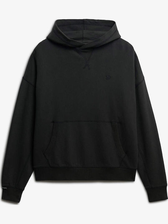 Studios Women's Sweatshirt Hooded Washed Black