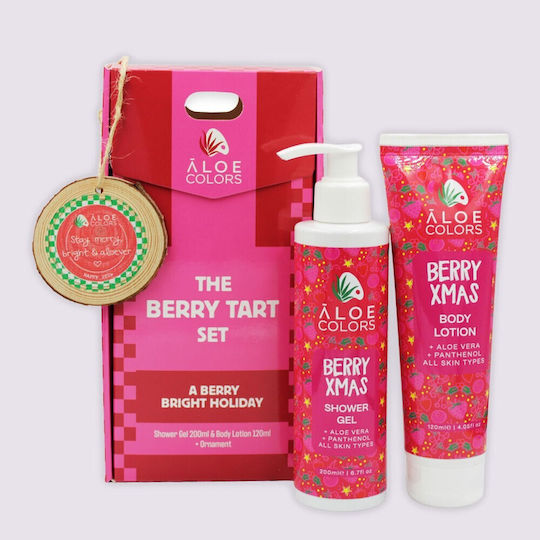 Aloe Colors Berry Tart Σετ Περιποίησης για Ενυδάτωση & Καθαρισμό Σώματος 2τμχ