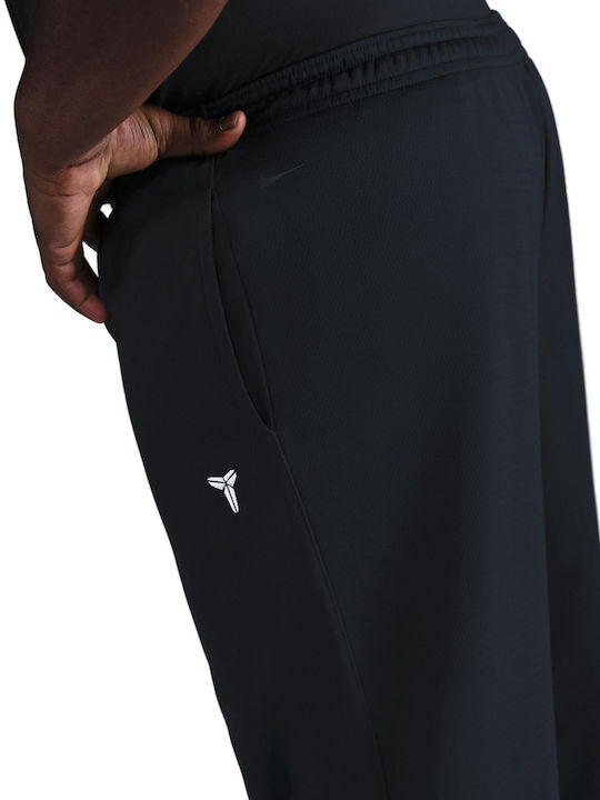 Herren-Sweatpants Glänzende Fußball-Jogginghose mit Gummizug Schwarz