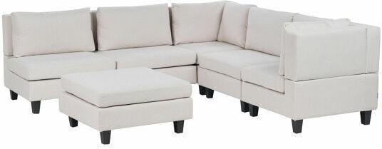 Wohnzimmermöbel-Set Elbmeli 109 Couch & Hocker