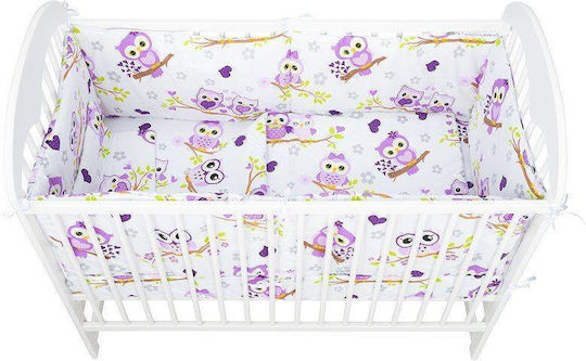 Baby Crib Bedding Set Purple