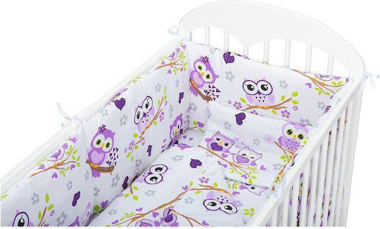 Baby Crib Bedding Set Purple