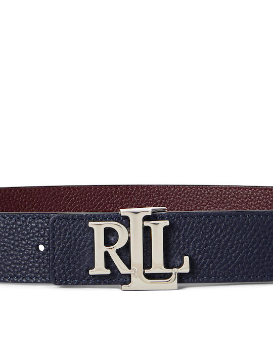 Leder Damen Gürtel Blau
