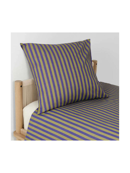 Nobodinoz Decorative Pillow Case Sheldon Blue 60x60cm.