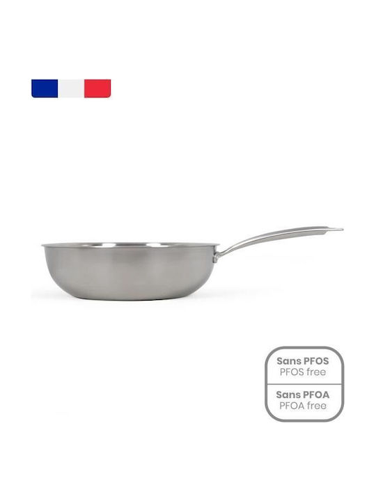 Livoo Wok aus Edelstahl 28cm