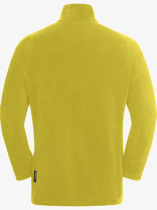 Ανδρική Ζακέτα Fleece Κίτρινο