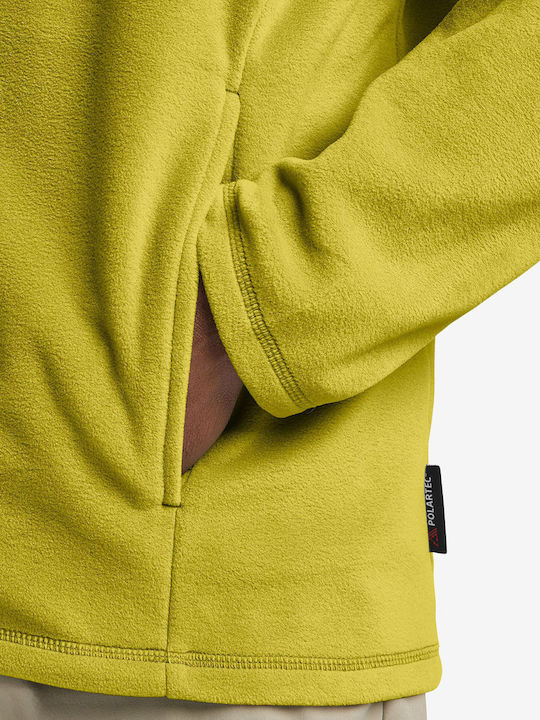 Ανδρική Ζακέτα Fleece Κίτρινο