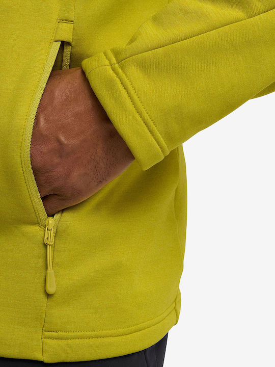 Ανδρική Ζακέτα Fleece Κίτρινο