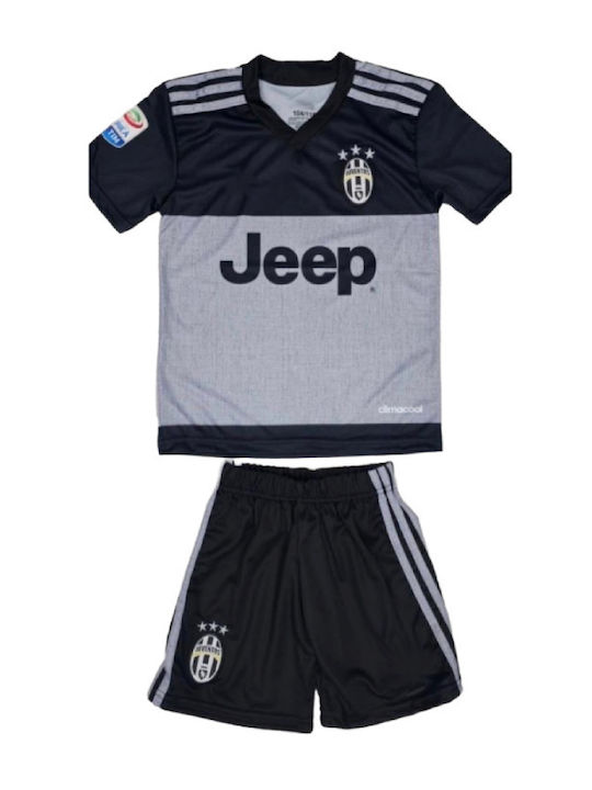 Παιδικό Σετ Ποδοσφαίρου Buffon Juventus 2015-16 Γκρι Balón De Oro Unisex Παιδικά Fj3330