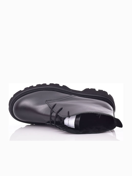 Leder Herrenschuhe Schwarz