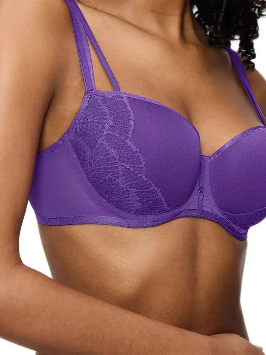 Balconette Purple Haze Σουτιέν με Ελαφριά Ενίσχυση & Μπανέλες