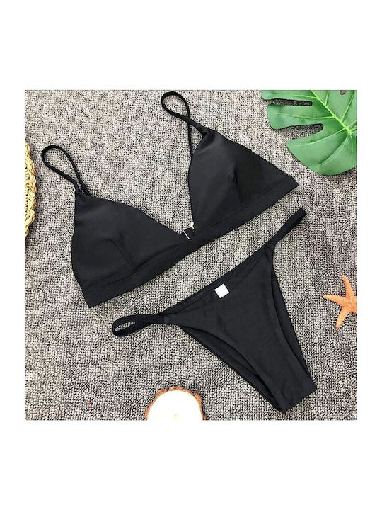 Set Bikini Brazil Μαύρο.