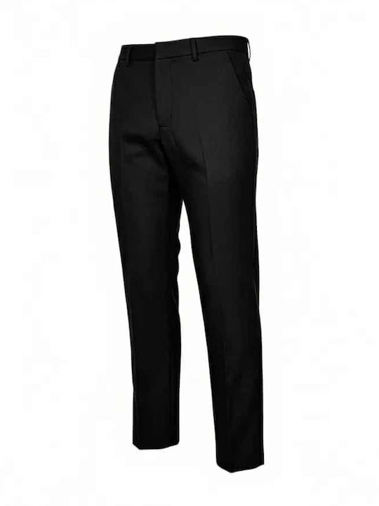 Damen Stoff Hose Schwarz