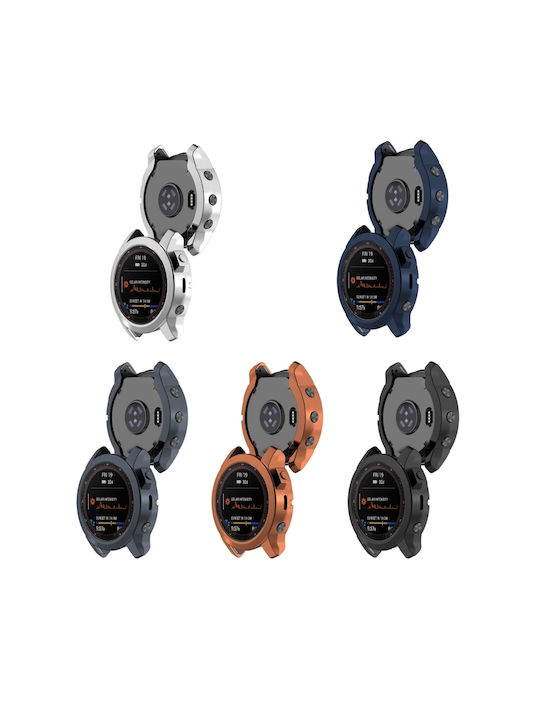 Protective Case for Garmin Epix Pro 47mm Plated TPU Gray
