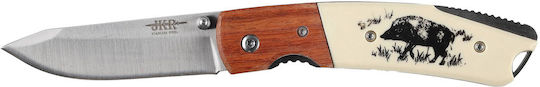 Joker Hunting Boar Pocket Knife Multicolour in Sheath