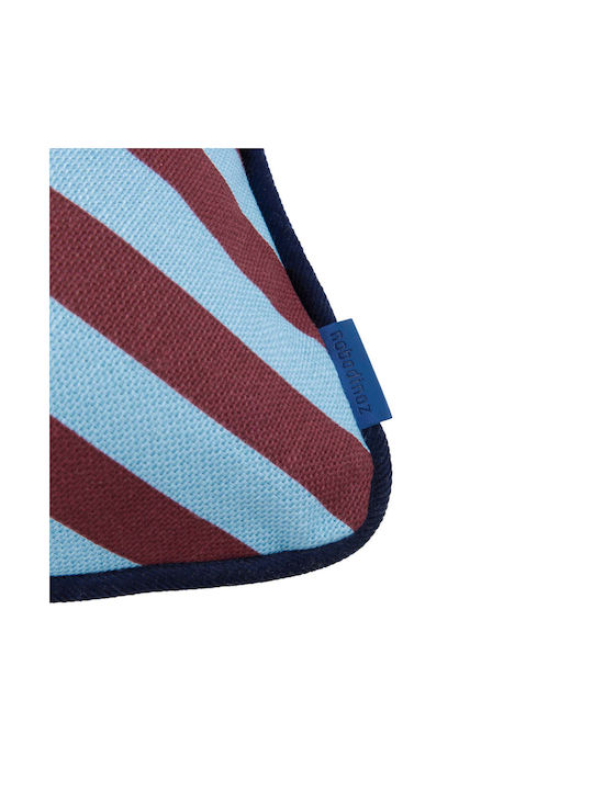 Nobodinoz Sofa Cushion Ray 100% Cotton Light Blue 25x70cm
