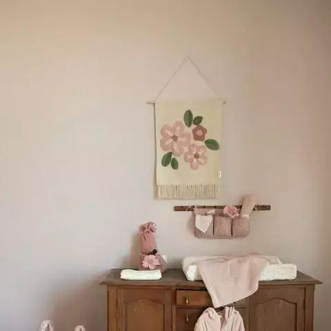 Little Dutch 3D Κρεμαστό Διακοσμητικό Fairy Garden Χειροποίητο Εκρού από Ύφασμα 60x50cm
