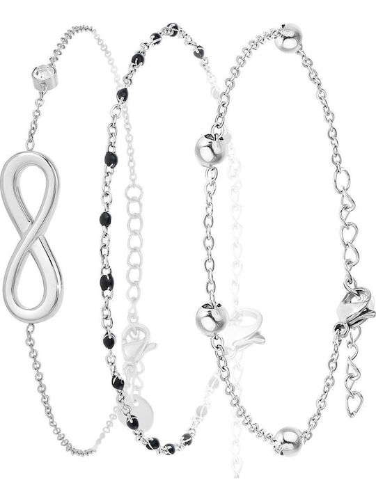 So Charm Set Women's Steel Bracelets
