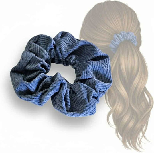 Rebekka Mg8001bl Scrunchie Catifea Albastră