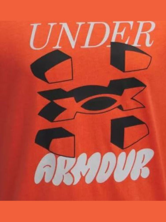 Παιδικό T-shirt Πορτοκαλί Big Logo Ss