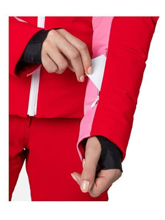 Rossignol Women's Ski & Snowboard Jacket Red RLNWJ30-300
